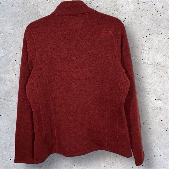 KUIU Womens Base Camp High Loft Sweater Fleece Jacket Full Zip Red XL Gorpcore - Picture 5 of 8